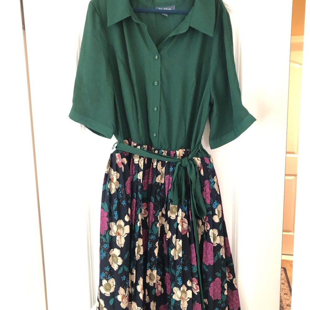 ModCloth Floral Dress